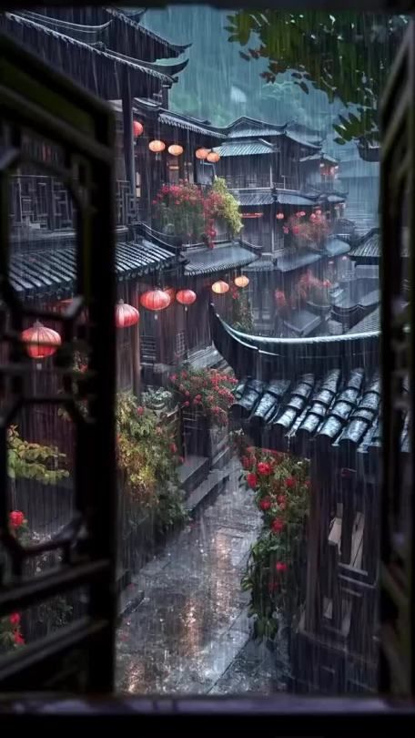 Ancient China Aesthetic, Japanese Village, Ancient Chinese Architecture, Chinese Aesthetic, Asian Architecture, Eye Of The Beholder, Chinese Landscape, Japan Aesthetic, Chinese Architecture