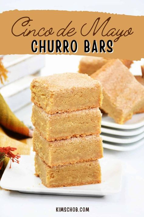 Churro Bars Churro Bars, Mexican Dessert Recipes Easy, Bars Dessert, Deserts Easy, Mexican Dessert Recipes, Caramel Bars, Mexican Dessert, Bars Recipe, Incredible Recipes