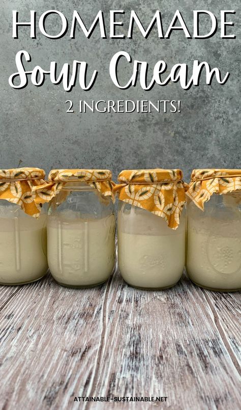 Tallow Recipes, Sour Cream Alternative, 2023 Meals, Cream Substitute, Diy Condiments, Homemade Ingredients, Cheese Recipes Homemade, Make Sour Cream, Sour Cream Substitute