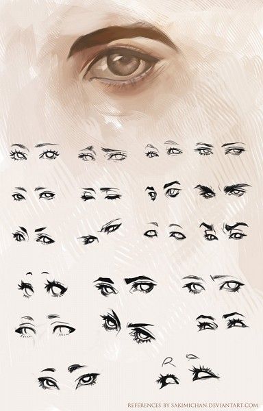 eyes https://www.facebook.com/CharacterDesignReferences Drawing Anatomy, Realistic Eye Drawing, Reference Board, 얼굴 드로잉, Drawing Eyes, 얼굴 그리기, Realistic Eye, Types Of Eyes, Human Drawing