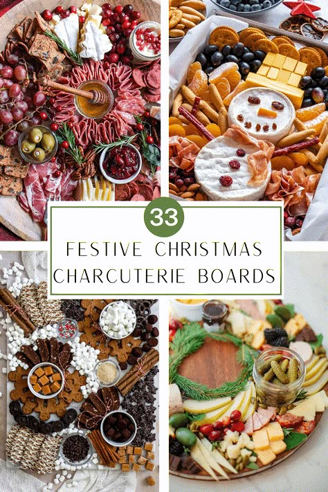 33 Festive & Unique Christmas Charcuterie Board Ideas | Sprig & Spoon Best Christmas Charcuterie Board, Christmas Dessert Charturie Boards, Cheese Charcuterie Board Christmas, Side Dish Charcuterie Board, Cracker And Cheese Board, Norwegian Charcuterie Board, Christmas Movie Night Charcuterie Board, Charcuterie Board Christmas Party, Charcuterie Inspiration Christmas