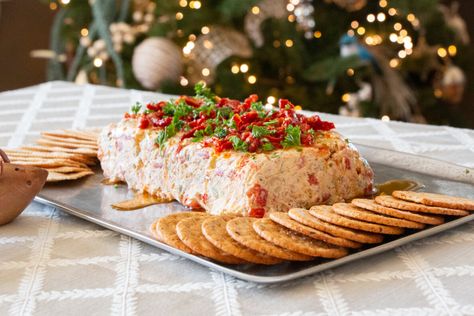 Italian Antipasto Cheese Loaf - Lepp Farm Market Antipasto Cream Cheese Log, Italian Cheese Log, Recipe Tin Eats, Cheese Loaf, Tin Eats, Italian Antipasto, How To Cook Chorizo, Cheese Log, Recipe Tin