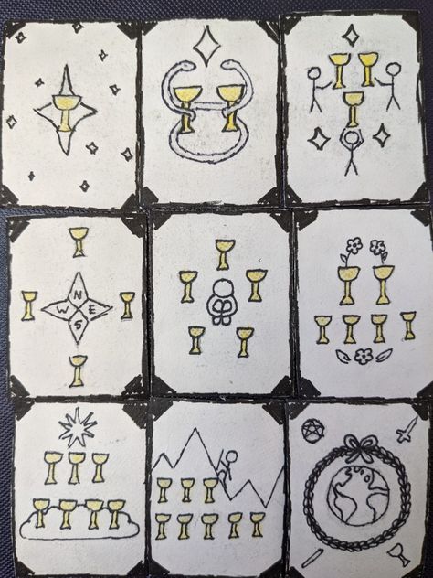 Homemade Tarot Cards, Tarot Card, Tarot Cards, Card Making, Snoopy, Fictional Characters, Art