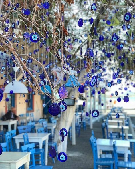 Greece Party, Haldi Ceremony Decorations, Wall Decor Amazon, Greek Christmas, Turquoise Party, Mitzvah Decor, Bali Vacation, Eye Decor, Greek Evil Eye