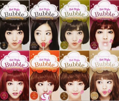 Etude House Hot Style Bubble Hair Coloring Shampoo in Natural Brown | BERYLLICIOUS- A Food, Lifestyle and Travel Blog in the Philippines Herbal Hair Dye, Bubble Hair, Change Hair Color, Hair Dye Shampoo, Herbs For Hair, Best Hair Dye, Hair Color Brands, Korean Hair Color, Change Hair