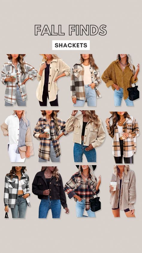 Fall Outfits Plaid Jacket, Shaket Jacket Outfit Casual, Plaid Shaket Jacket Outfit Fall, Tan Plaid Shacket Outfit, Plaid Shacket Outfit Women Fall, Brown Plaid Shacket Outfit, Shaket Jacket Outfit, Plaid Shacket Outfit, Big Shirt Outfits