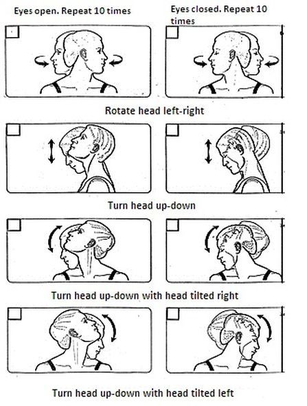 Found on Bing from www.pinterest.com Vestibular Rehabilitation, Head Exercises, Vertigo Exercises, Vertigo Relief, Vertigo Remedies, Asthma Remedies, Asthma Relief, Rehabilitation Exercises, Asthma Inhaler