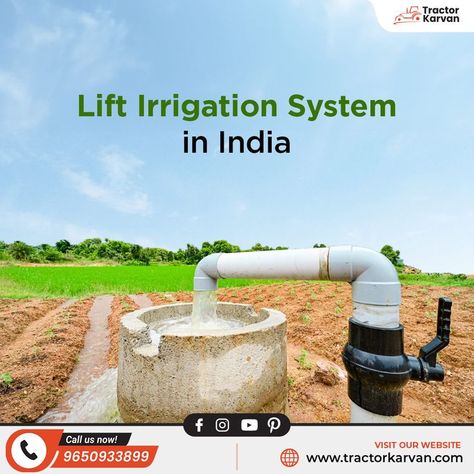 Lift irrigation system in India has been one of the important methods of irrigation. It is the practice of lifting water from a perennial source of water with the use of pumps and then spreading it into the nearby fields of the river’s floodplain area with pipelines. Irrigation System, The River, Perennials, Pumps, India, Water