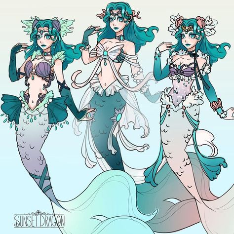 One Piece Mermaid Oc, Monster High Mermaid Oc, Hetalia Mermaid, Luna Human Form Sailor Moon, Mermaid Melody Oc, Mermaid Melody Pichi Pichi Pitch, Sailor Neptune, Steampunk Diy, Mermaid Art