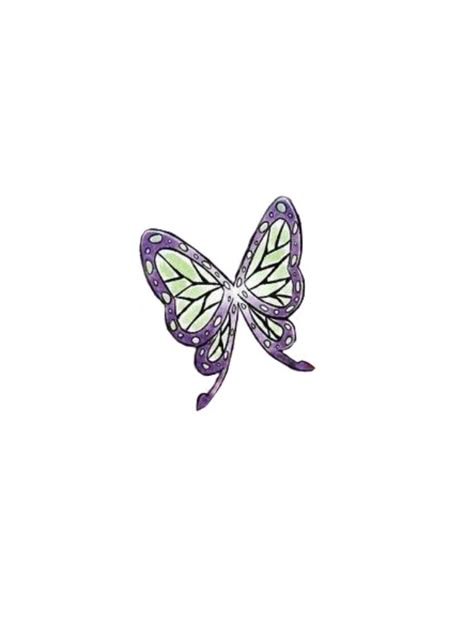 Shinobu Butterfly Wallpaper, Demon Slayer Butterfly Tattoo, Shinobu Tattoo Ideas, Shinobu Kochou Butterfly, Shinobu Tattoo, Demon Slayer Minimalist, Kocho Butterfly, Shinobu Kochou Manga, Demon Slayer Tattoos