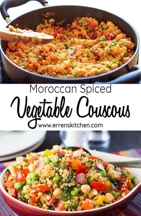 Vegetables Soup, Vegetable Couscous, Healthy Side Dish, Couscous Recipes, Vegetarian Meal, Healthy Side, Potato Wedges, Chicken Avocado, Healthy Family