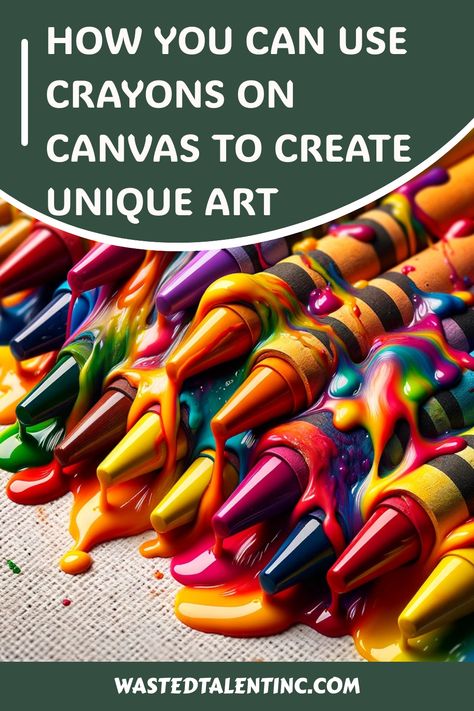 Learn about the innovative techniques for creating art with crayons on canvas, including direct coloring, melting, and mixed media approaches. Understand the advantages of this accessible and versatile medium, alongside potential challenges such as durability and blending. Perfect for artists seeking to experiment with new textures and effects, this article sheds light on how to make the most of crayons in your canvas artwork Melt Crayons On Canvas, Melted Crayon Art On Canvas, Diy Crayons Melting, Watercolor Crayon Art, Crayon Crafts For Kids, Art With Crayons, Melted Crayon Art Ideas, Melting Crayon Art, Crayon Melting Art