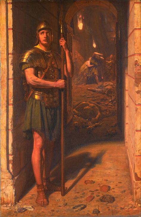 Edward John Poynter, Pompeii, Soldier, Art