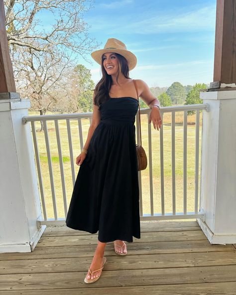 AUGUSTA EDIT ⛳️ in love with our Sutherland Tube Midi Dress! A summer staple!! Drops today @ 5PM CT! Tube Midi Dress, Dress Pant Suit, Batwing Dress, Bamboo Dress, Basic Skirt, Strapless Neckline, Pleated Top, Pleat Top, Scarf Poncho