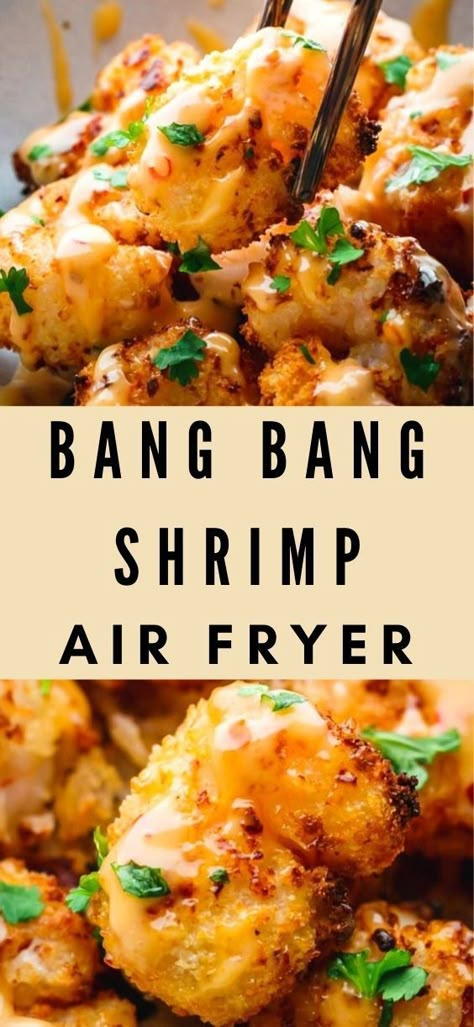 Bang Bang Shrimp Air Fryer, Air Fryer Bang Bang Shrimp, Shrimp Air Fryer, Bang Bang Shrimp Recipe, Easter Sides, Breakfast Slider, Air Fryer Fish, Bang Bang Shrimp, Air Fryer Recipe