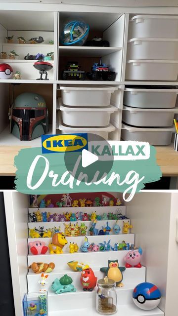 365K views · 6.4K likes | mamiblock on Instagram: "DIY IKEA Hack für KALLAX-Regale ✨  So bekommt ihr die perfekte Ordnung in die Fächer‼️👌🏼  ➡️ Maße für die Schablone:  ⭐️ 32cm x 7,5cm  ➡️ Winkelprofile:  ⭐️ 100cm x 3cm x 3cm   ➡️ Winkelprofile zuschneiden auf:  ⭐️ 38cm   Noch mehr IKEA Hacks für die Ordnung im Kinderzimmer findet ihr im neuen Video auf meinen YouTube-Kanal. Schaut gerne mal vorbei. 💕  #ikea #ikeahack #ikeahome #organization #organized #organize #organizer #organisation #ordnung #momhacks #momhack #kinderzimmer #kidsroom #diy #ikeadiy #diyideas #ikeaideas #ikeakids #mamiblock" Ikea Stuffed Animal Storage, Kallax Ikea Ideas For Kids, Ikea Hacks Kallax Regal, Kallax Organization Ideas, Jonaxel Ikea Hack, Kallax Hack Kids, Ikea Hacks Kids, Ikea Kallax Ideas, Ikea Organisation