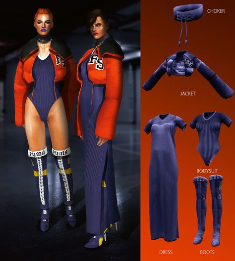 DOWNLOAD sims3pack  ↓   FULL | CHOKER | JACKET | DRESS | BODYSUIT | BOOTS  DOWNLOAD package  ↓     FULL | CHOKER | JACKET | DRESS | BODYSUIT | BOOTS Sims Boutique, Cyberpunk Mode, The Sims 4 Lots, Sims 3 Cc Finds, The Sims 4 Skin, Sims Packs, Sims 4 Cc Shoes, Sims 4 Game Mods, Sims 4 Body Mods