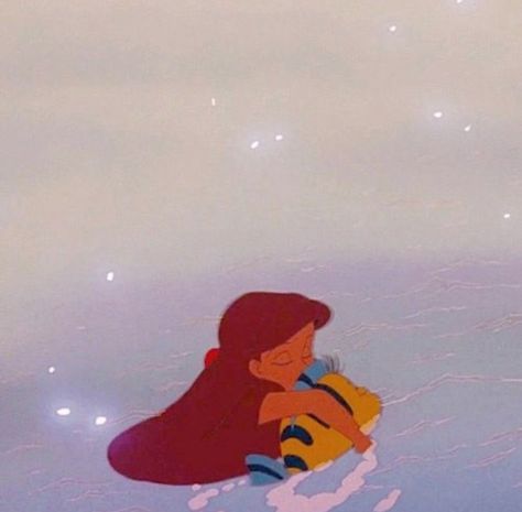 Mermaid Underwater, The Little Mermaid 1989, Ariel And Flounder, Princess Ariel, Disney Aesthetic, Kawaii Aesthetic, Classic Disney, Disney Animation, Vintage Disney