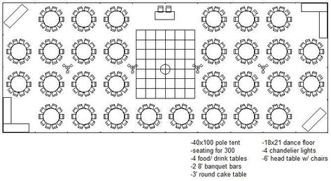 Sample layout for maximum seating 300 guests Wedding Reception Layout For 300, Tent Seating Layout Wedding Reception, 300 Guest Wedding Seating, 300 Person Wedding Seating Layout, Wedding Reception Tables Layout 200 People, Reception Table Layout, Wedding Reception Tables Layout, Wedding Table Placement, Wedding Table Layouts