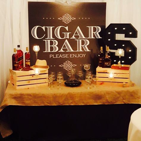 Custom party and corporate event cutouts. Vintage cigar bar backdrop printed on bflute kemi, Bar Backdrop, Havana Nights Party, Speakeasy Party, 50th Party, Cigars And Whiskey, 60th Birthday Party, 30th Birthday Parties, 40th Birthday Parties, 50th Birthday Party