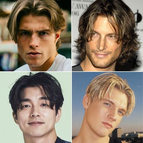 Bangs 90s, Middle Part Haircut, Curtain Haircut, Center Part Hairstyles, Bang Man, Middle Part Hairstyles, Asian Men Hairstyle, Long Hair On Top, The Curtains