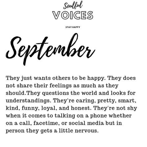 September Born Facts, September Born Quotes, Month Personality, September Birthday Month, Month Symbols, Birth Month Personality, Born Quotes, Birth Month Symbols, Birth Month Quotes