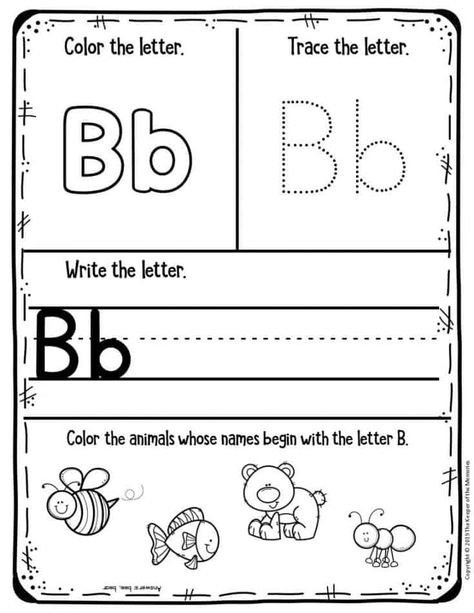 Letter B Pre K Activities, B Worksheets Preschool, Letter B Worksheets, Pre K Worksheets, Christian Preschool, Abc Worksheets, April Crafts, Kindergarten Letters, Alphabet Kindergarten