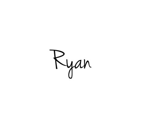 The name Ryan Ryan Name Design, Ryan Name Meaning, Ryan Calligraphy Name, Ryan Name Tattoo, Ryan Core, Ryan Name, Ryan Tattoo, Calligraphy Lessons, Chinese Tattoo