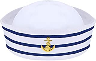 Sailor Captain, Captain Costume, Captain Cap, Pola Topi, Navy Costume, Sailor Cap, Nautical Themed Party, Sailor Hat, Navy Hats