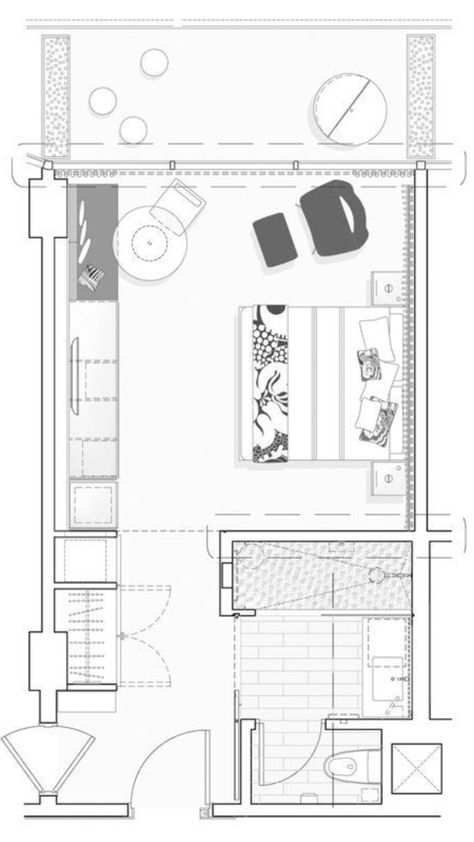 Hotel Room Layout Plan, Hotel Room Floor Plan, Hotel Site Plan, Beach Hotel Lobby, Bedroom Design Plan, Condo Plan, Beach Hotel Room, Hotel Room Plan, Hotel Room Design Plan