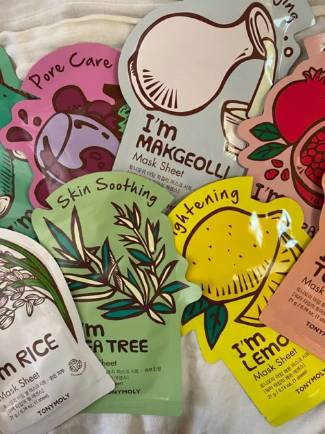 face maskskbeautykorean skincaretony molyskincare aesthetic masks Sheet Face Masks Aesthetic, The Face Shop Sheet Mask, Tony Moly Sheet Mask, Tony Moly Skincare, Face Mask Korean Skin Care, Tony Moly Face Mask, Sheet Masks Aesthetic, Korean Sheet Mask Aesthetic, Skin Mask Aesthetic