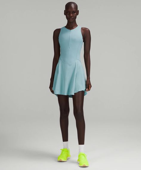 Discover great products at the best prices at Dealmoon. Lululemon Everlux Short-Lined Tennis Tank Dress 6" | Women's Dresses | lululemon. Price:$138.00 at lululemon Tennis Tank Tops, Tank Top Dress, Tennis Ball, Active Women, The Court, Tank Dress, Top Dress, Half Zip, Coupon Codes