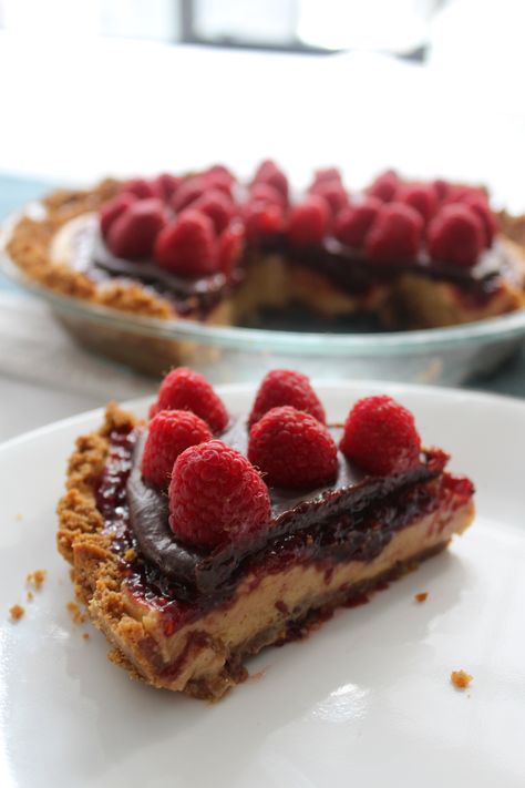 Grown-Up PB&J Pie - LideyLikes Award Winning Pies, Pb And J, Peanut Butter Mousse, Chocolate Graham Crackers, Holiday Party Foods, Peanut Butter Filling, Sweet Pie, Delicious Pies, No Bake Pies