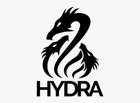 Hydra Symbol, Hydra Dragon, Hydra Logo, Logo Black And White, Game Logo Design, Game Logo, Logo Design Ideas, Logo Black, Png Download