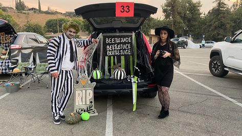 Trunk Or Treat Beetlejuice Ideas, Trunk Or Treat Ideas Beetlejuice, Trunk Or Treat For Jeep Wrangler, Bettle Juice Trunk Or Treat, Trunk Or Treat Ideas For Cars Beetlejuice, Trunk Or Treat Jeep Wrangler, Trunk Or Treat Beetlejuice, Frankenstein Trunk Or Treat, Beetle Juice Trunk Or Treat Ideas