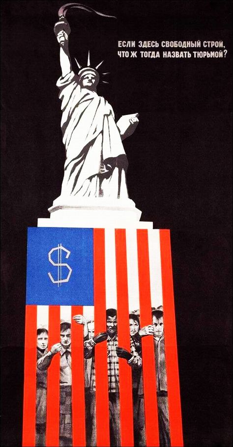 like American Propaganda, Anti Capitalism, Communist Propaganda, Propaganda Art, Soviet Art, Propaganda Posters, Soviet Union, Movie Poster, Statue Of Liberty