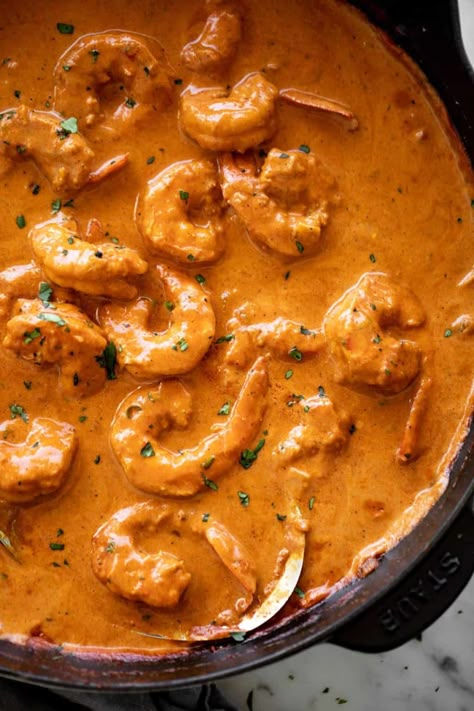 The Best Easy Coconut Shrimp Curry - Cafe Delites Shrimp Masala, Coconut Curry Shrimp, Homemade Naan Bread, Shrimp Curry, Coconut Curry Sauce, Best Curry, Curry Ingredients, Cafe Delites, Curry Shrimp