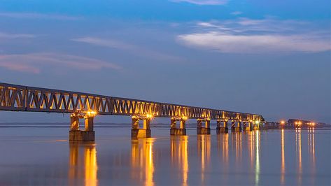 Tinsukia Assam | Bogibeel Bridge, Pamban Bridge, Tappan Zee Bridge, Brahmaputra River, Railroad Bridge, Road Bridge, Arunachal Pradesh, Northeast India, States Of India