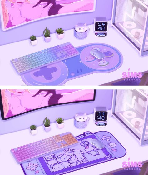 Cute Kawaii large Mouse pad DOWNLOAD (Patreon... : Bárbara Sims Pc Sims 4 Cc, Sims 4 Pc, The Sims 4 Pack, Sims Pets, Cc Folder, Sims Packs, The Sims 4 Pc, Sims 4 Anime, Cc Furniture