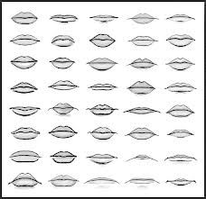 types of lips - Shapes Skitse Bog, Modeling Poses, Mouth Drawing, Drawing Hands, 얼굴 드로잉, Drawing Eyes, Drawing Hair, 얼굴 그리기, Lips Drawing