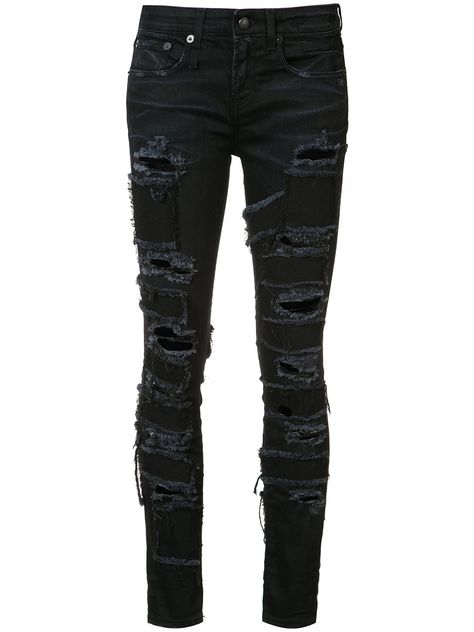 Alison Patch Skinny Jeans Goth Jeans, Punk Jeans, Black Jeans Outfit, Black Patch, Katherine Mcnamara, Black Ripped Jeans, Karate Kid, Designer Style, Jeans Color