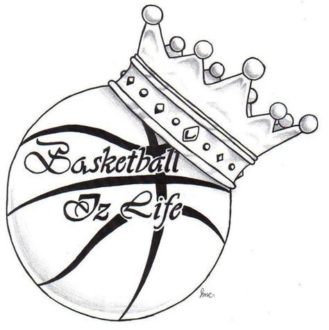 Basketball Logos with crowns Clip Art | Statistics Basketball Doodle, Basketball Painting, Basketball Tattoos, Crown Clip Art, Basketball Drawings, Ball Drawing, Cowgirl Art, Latest Tattoos, Basketball Is Life