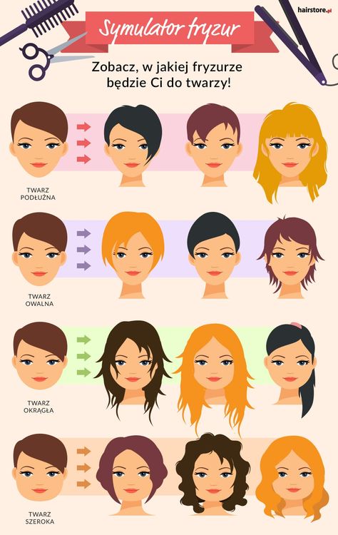 Sprawdź, w jakiej fryzurze będziesz wyglądać najlepiej. Nasz symulator pomoże dobrać Ci fryzurę do kształtu twarzy. Fall Hair Color Trends, Spiked Hair, Fall Hair Color For Brunettes, Fall Hair Trends, Choppy Hair, Hairdos For Short Hair, Curly Hair Inspiration, Edgy Hair, Curly Hair With Bangs