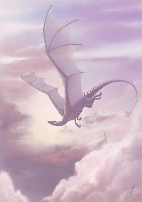 Creature Fantasy, Here There Be Dragons, Heaven Art, Cool Dragons, Here Be Dragons, Pink Dragon, Dragon Pictures, Fourth Wing, White Dragon