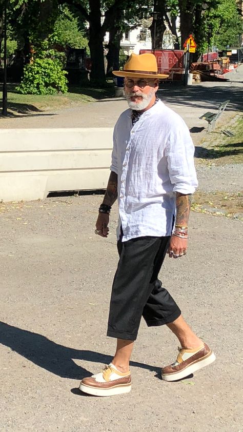 ... Old Mens Fashion, 50 Year Old Mens Fashion, Old Man Fashion, Older Mens Fashion, Casual Attire For Women, Fall Fashion Skirts, Mens Summer Outfits, Mens Fashion Rugged, Hipster Mens Fashion