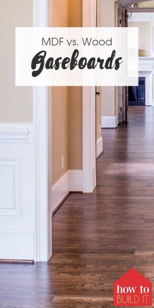 MDF VS Wood Baseboards Trim Molding Ideas, Mdf Trim, Wood Baseboard, Rv Interior Design, Baseboard Trim, Interior Door Trim, Woodworking Guide, Basement Renovations, Wall Molding