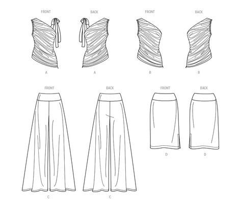 Maxi Skirt Technical Drawing, Curtain Lining Fabric, Sewing Machine Brands, Interfacing Sewing, Womens Knit Tops, Burda Patterns, Sewing Pattern Shop, Kwik Sew, Draped Top