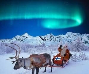 Imagem de christmas, northern lights, and santa claus Finnish Christmas, Santa Claus Village, Finnish Lapland, Santa's Village, Lapland Finland, Travel Facts, Sleigh Ride, Santa And Reindeer, Scandinavian Christmas