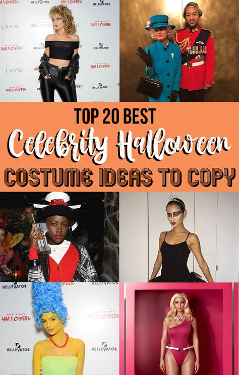 Coming up with Halloween costume ideas can be stressful, but thankfully, there are plenty of celebrity Halloween costumes you can try. Recreate their looks with a DIY twist. #celebrity #halloween #costumes I’m A Celebrity Get Me Out Of Here Costume, Movie Stars Outfits, Halloween Celebrity Costumes Ideas, Blake Lively Halloween Costume, Celebrity Halloween Costumes 2024, Celebrities Halloween Costume, Modern Family Halloween Costumes, Famous Dead People Costumes, Celebrities To Be For Halloween