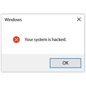 Windows Error Your System is Hacked Sticker. Don't Touch My Laptop, Windows Error Message, Windows Error, Robot Ideas, Hazbin Oc, I Am Not A Robot, Computer Aesthetic, Edit Overlays, Tiktok Logo